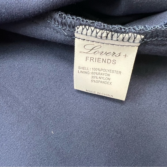 Lovers + Friends women’s  navy blue crisscross mini dress XS L126-29 - Picture 6 of 6